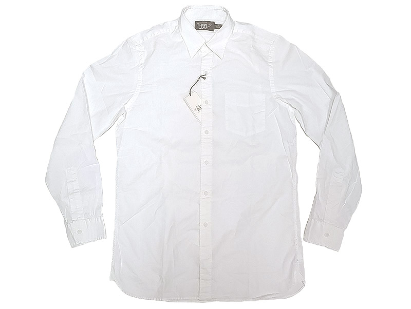 Double RL(RRL) White Cotton Shirts ダブルアールエル 白 コットンシャツ - Luby's （ルビーズ）
