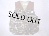 Deadstock 1990'S(Early) Carhartt Camo Hunting Vest Made in USA