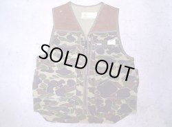 画像1: Deadstock 1990'S(Early) Carhartt Camo Hunting Vest Made in USA