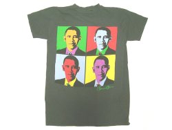 画像1: FUNARTISTS.COM Obama　オバマ Tシャツ 100% Cotton Printed in California 