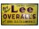 画像1: Lee Overalls  Advertising Steel  Sign Board 1930'S リー・ヴィンテージ・サイン【送料無料】 (1)