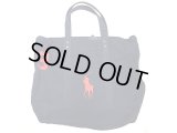 POLO by Ralph Lauren Big Pony Canvas Tote Bag ビッグ・ポニー トートバック 紺