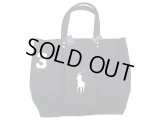 POLO by Ralph Lauren Big Pony Canvas Tote Bag ビッグ・ポニー トートバック 黒