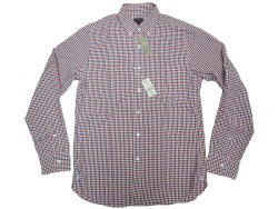 画像1: J.CREW 2-Ply Cotton Gingham B.D Shirts  白×紺×緑×赤 ボタン・ダウン