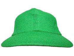 画像1: Deadstock 1960-70'S  Felt (Wool×Rayon) Baseball Cap 緑 Made in USA