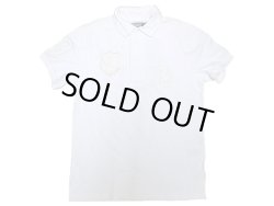画像1: POLO Ralph Lauren BIG PONY Rugger Shirts ポロ  白×白 半袖ラガーシャツ