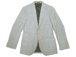 画像1: J.CREW LUDLOW Glen Plaid Suit Peaked Lapel  Italian Fabric スーツ