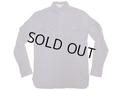 画像1: POLO Ralph Lauren Cut&Sewn Shirts L/S ポロ ラルフ スラブコットン シャツ 紺