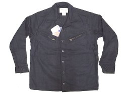 画像1: Deadstock 1980-90'S Melton Outer Wear メルトン CPO JK 紺ウール Made in USA