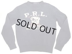 画像1: POLO by Ralph Lauren Sweat Shirts  P.R.L. N.EASTERN 前V スウェットシャツ 紺