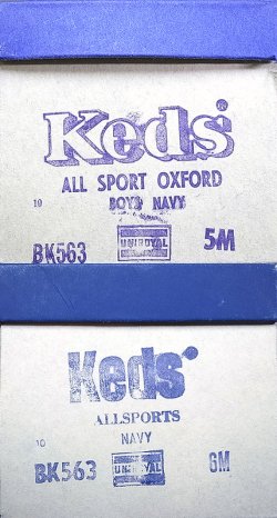 画像4: Deadstock 1970'S Keds ALL SPORT  BK563 紺×白 【Women's Size】 箱付 #1