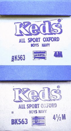 画像3: Deadstock 1970'S Keds ALL SPORT  BK563 紺×白 【Women's Size】 箱付 #1
