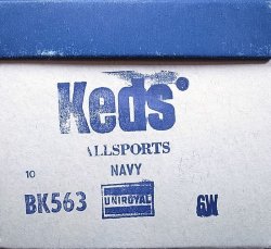 画像5: Deadstock 1970'S Keds ALL SPORT  BK563 紺×白 【Women's Size】 箱付 #2