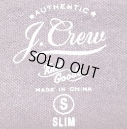 画像4: J.CREW 2tone SLIM Pocket-T ジェイ・クルー 紫杢×紺　ポケットTシャツ