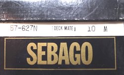 画像6: Deadstock 1980'S SEBAGO 627 DECK MATE セバゴ デッキ メイト USA製 箱付