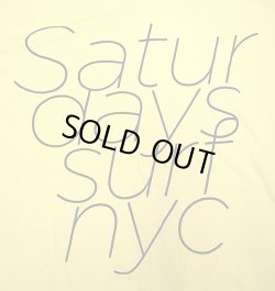 画像3: SATURDAYS SURF NYC LOGO T-Shirts サタデーズサーフ ロゴ入 プリントTシャツ