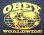 画像3: OBEY Worldwide Print T-Shirts 紺×黄 オベイ プリント Tシャツ メキシコ製 (3)