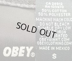 画像5: OBEY Print Tee Charcoal  オベイ プリント バックプリント Tシャツ メキシコ製