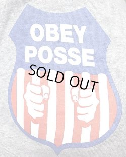 画像4: OBEY POSSE Print T-Shirts  オベイ プリントTシャツ 灰 綿100% メキシコ製