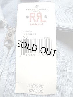 画像5: Double RL(RRL) Half Zip Sweat Shirts 襟付 スウェットシャツ 水色 Vintage加工