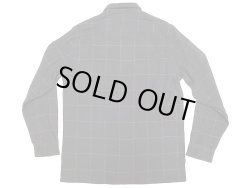 画像2: WALLACE & BARNES Wool CPO Shirts ウール CPO シャツ 紺×橙 格子柄