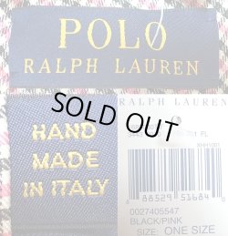 画像4: POLO Ralph Lauren SILK TIE ポロ・ラルフ シルク ネクタイ ピン・チェック イタリア製