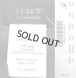 画像3: J.CREW Cashmere Stole Charcoal ジェイ・クルー カシミア　チャコールグレー