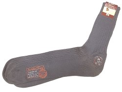 画像2: Deadstock 1940-50'S Bachelor's Friend Rib Socks Charcoal Made in USA 箱入 