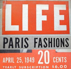 画像3: LIFE  April,.25, 1949 "PARIS FASHIONS" American Weekly Magazine ライフ