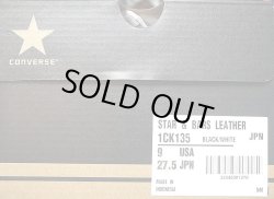 画像5: CONVERSE STAR & BARS (JACK STAR) LEATHER（本革） 黒×白 ジャック・スター