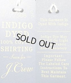 画像5: J.CREW Indigo Plaid H/S Shirts インディゴ染プレイド 半袖ボタン・ダウン シャツ