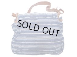 画像2: Double RL(RRL) COURIER BAG ダブルアールエル インディゴ織生地×本革 バッグ