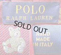 画像4: POLO Ralph Lauren Bear SILK TIE  ポロ・ベアー シルク ネクタイ イタリア製