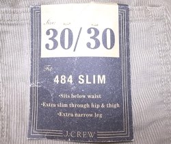 画像4: J.CREW 484 SLIM Corduroy Pants ロースリム コーデュロイ　PST Vintage加工