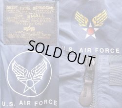 画像5: Deadstock 1993'S©ALPHA type VINTAGE B-15C アルファ フライトJK 紺 USA製