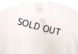 画像3: WALLACE & BARNES by J.Crew Shetland Fisherman's Cable Sweater Ivory 