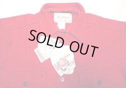 画像5: Deadstock 1990'S Melton Outer Wear メルトン CPO Shirts 赤 Made in USA