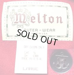 画像8: Deadstock 1990'S Melton Outer Wear メルトン CPO Shirts 赤 Made in USA