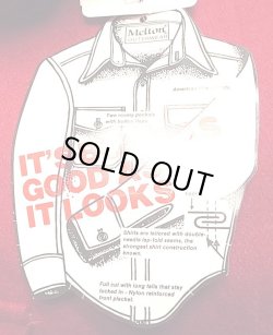 画像10: Deadstock 1990'S Melton Outer Wear メルトン CPO Shirts 赤 Made in USA