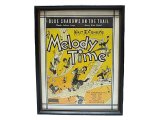 WALT Disney's 1948'S "Melody Time" ディズニー[『メロディタイム』サイン 額装