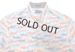 画像3: J.CREW Cotton Poplin B.D Shirts ジェイ・クルー 魚総柄　前開き 半袖BDシャツ