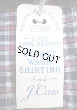 画像5: J.CREW 2-Ply Cotton Gingham B.D. Shirts Classic 赤×黒×白  ボタン・ダウン