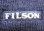 画像2: Filson Virgin Wool Skull Cap Navy フィルソン ロゴ入り ニット キャップ 紺 USA製 (2)
