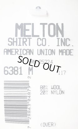 画像6: Deadstock 1990'S Melton Outer Wear メルトン Riders JK Plaid 黒×白 USA製