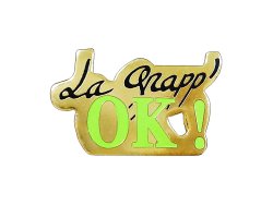 画像1: Vintage Pins（ヴィンテージ・ピンズ） #0536 "La Qrapp OK !" Pins 1990'S France