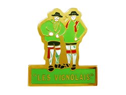画像1: Vintage Pins（ヴィンテージ・ピンズ） #0530  "LES VIGNOLAIS"  Pins France