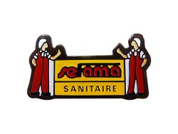 画像1: Vintage Pins（ヴィンテージ・ピンズ） #0545  "se ana SANITAIRE " Pins France