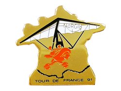 画像1: Vintage Pins（ヴィンテージ・ピンズ） #0551 "TOUR DE FRANCE 91" Pins France