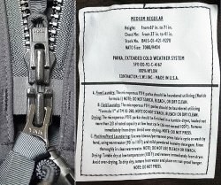 画像7: Deadstock 1992'S US.ARMY ECWCS PARKA GII Black 米軍 ゴアテックス 黒