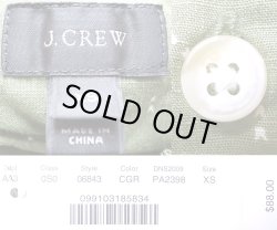 画像4: J.Crew ジェイ・クルー オリーヴ・グリーン 絣抜染総柄 ボタン・ダウン シャツ